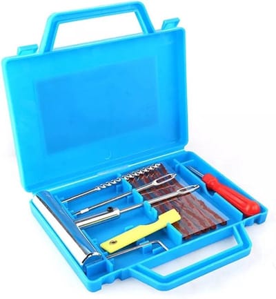 TLVX Luxe Auto banden reparatie set – Proppenschieter – Autoband reparatie set – Band auto repareren – Spijker uit band halen – Schroef autoband – Schroef in band – Zelf lekke auto band repareren – Complete bandenreparatie kit