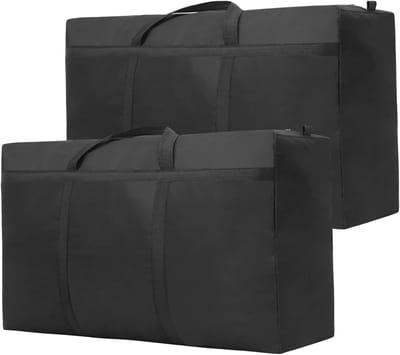 Dailygoods- Opbergtas Grote Capaciteit - Slijtvaste Opbergtas - Beddengoed/Dekbed/Kleding/Speelgoed - 300 Liter - 116x55x46 cm - Versterkte Handgrepen - Opbergzak