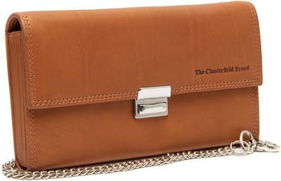 The Chesterfield Brand Leren Kelnerwissel Portemonnee Elba Waiter Wallet Cognac Terracotta