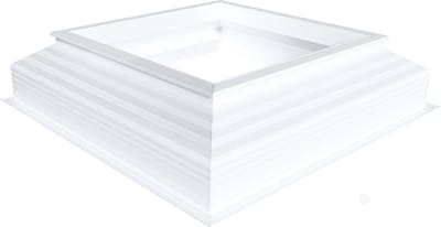 schuine pvc-opstand 35/30 0900 x 1500 mm Let op! Dakopening = 30cm meer dan daglichtmaat
