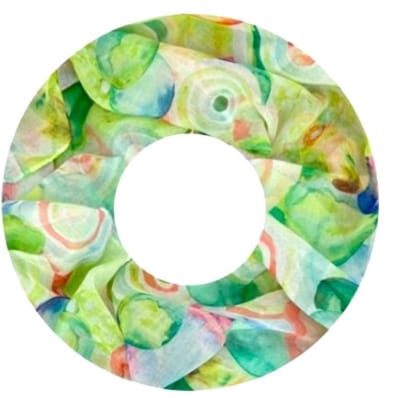 Dunne Colsjaal - Print - (20295#) - Groen