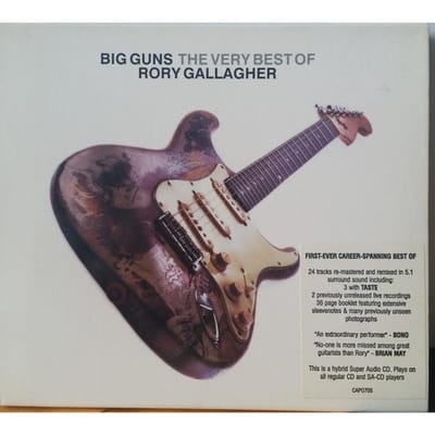 CD RORY GALLAGHER - Big Guns: Het allerbeste van (Met boek)  CAPO705 Capo 2005 Europa Rock Gebruikt