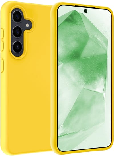 Hoesje Geschikt voor Samsung Galaxy A56 - Sterk & Shockproof - Hoes Cover - Siliconen Case - Geel