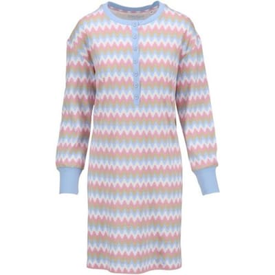 Katoenen dames nachthemd fjord blauw Ringella - Blauw - Maat - 36