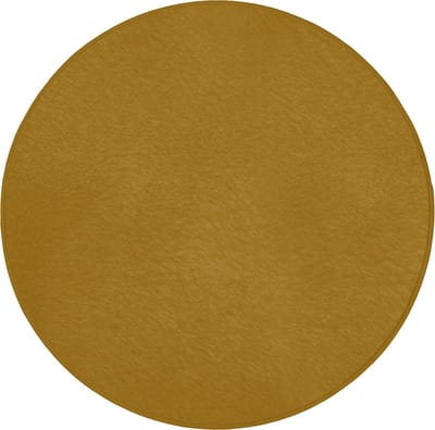 Badmat rond 70x70 cm - Antislip - Goud - Luxe - Interieur - Badmatten voor badkamer - Badkamermat - Douchemat - Ronde badkamer mat
