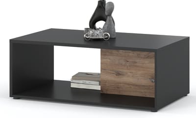 Salontafel Alen - 110 cm - Antraciet/Eiken Bijoux - Tafel