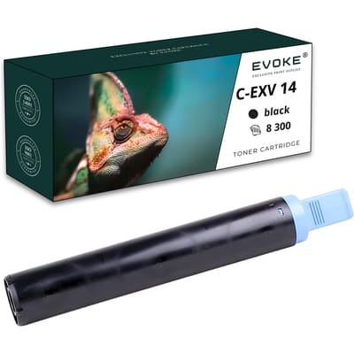 Evoke Compatibele Toner voor Canon Cexv14 C-Exv14 0384B006 Zwart 8300 Pagina's Ir2016 Ir2020 Ir2318 Ir3030 Ir3035 Ir3045