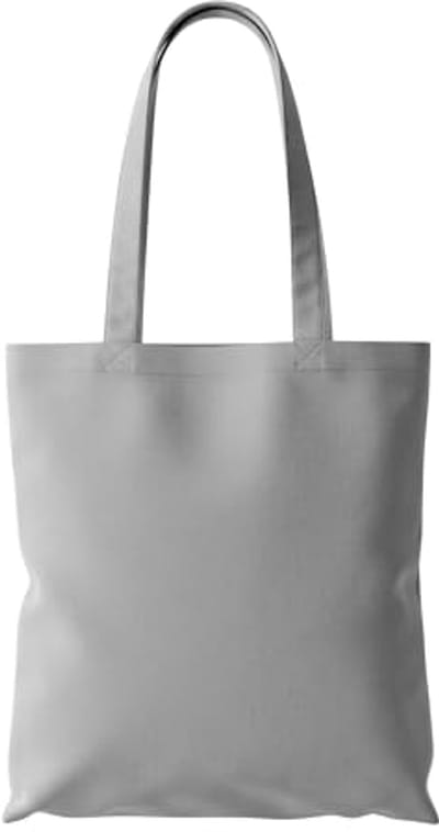 Milieuvriendelijke katoenen boodschappentas - Herbruikbare canvas tote met lange handvatten