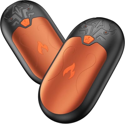 Oplaadbare Handwarmers 8000 mAh - Set van 2, 24 Uur Warmte, Draagbare Zakwarmers met 3 Warmtemodi, Herbruikbare Handwarmers voor Raynaud Patiënten