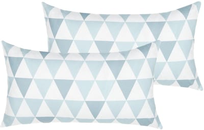 TRIFOS - Tuinkussen set van 2 - Lichtblauw - 40 x 70 cm - Polyester