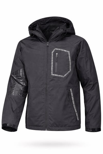 Werkjas Mascot Bancroft 11001-898 Softshell Stretch – Waterafstotend – Met capuchon – Zwart – Maat XL