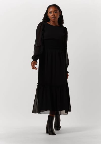 NA-KD Smocked Detail Ankle Dress Dames Jurk - Maat 36