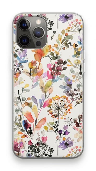 Case Company® - Hoesje geschikt voor iPhone 12 Pro Max hoesje - Wilde grassen - Soft Cover Telefoonhoesje - Bescherming aan alle Kanten en Schermrand