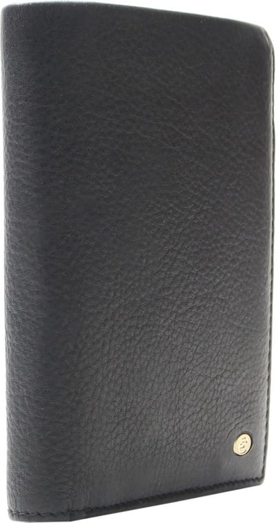 Esquire Leren Portemonnee Chicago Portrait Wallet Black Zwart