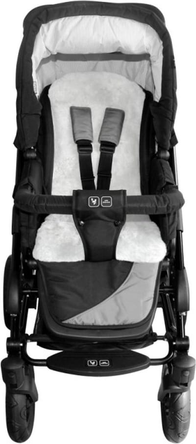 Heitmann Felle Lamsvacht - Voor in de buggy - schapenvacht - Wit