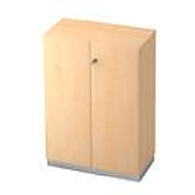 Archiefkast, 3 ordnerhoogten, B 800 x D 420 mm, esdoornpatroon