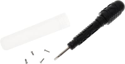 Fako Bijoux - Bril Reparatie set - Reparatieset - Reparatie Set voor Bril - Bril Schroevendraaier - 2in1 - Inclusief Schroefjes - Brilaccessoires - Kunststof