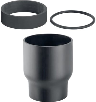 Geberit PE overgangsstuk met krimpkous, DN 100, 367.550.16.1