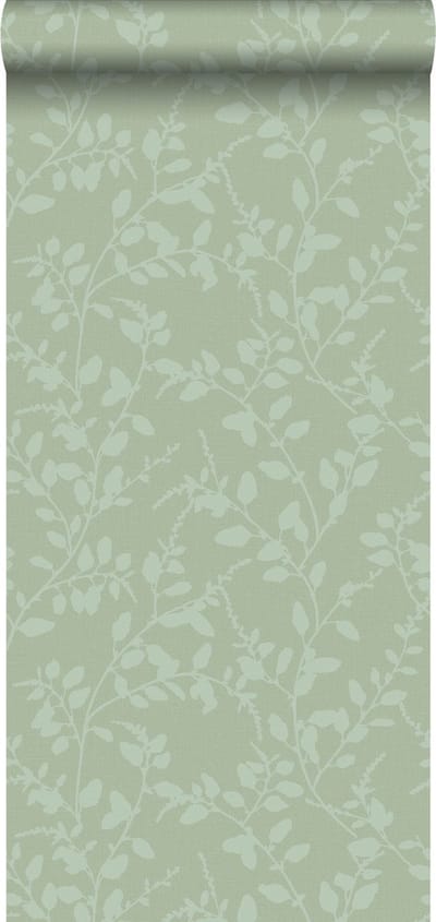 ESTAhome behang bladmotief groen - 53 cm x 10.05 m - 148731