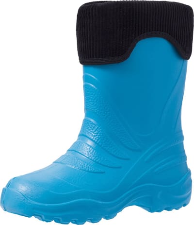 Ladeheid LA-LMG-861-Termix Dames Regenlaarzen - Rubber - Gevoerd - EVA - Waterdicht – Turquoise306c/Zwart – 22/23