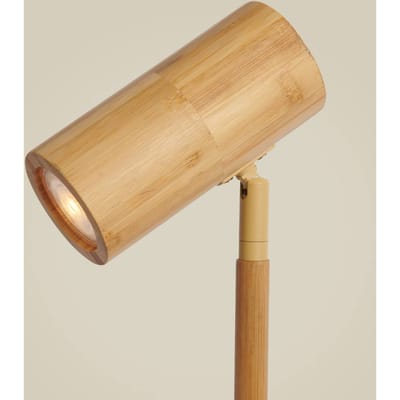 GOOD&MOJO Vloerlamp Java - Naturel - Ø23cm - Bohemian - Staande lampen voor Woonkamer - Slaapkamer