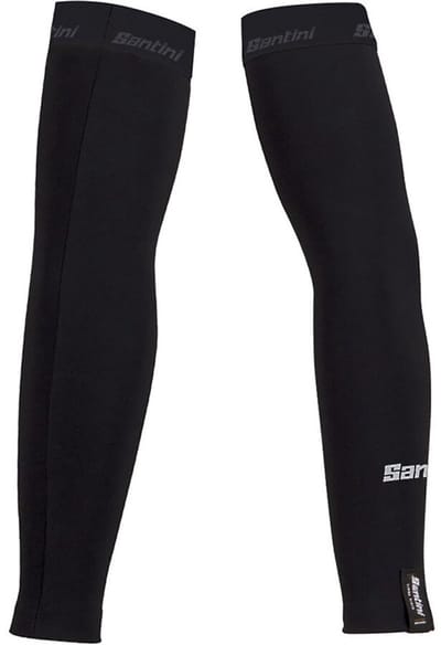 Santini armwarmers waterafstotend en thermo unisex Zwart - Nuhot Acquazero Arm Warmers-XL/2XL