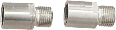 Fietspedaalverlenging - Crankverlenging Pedaal extender - Comfortabel Fietsen - Verbreedt Houding - 20 mm - Zilver