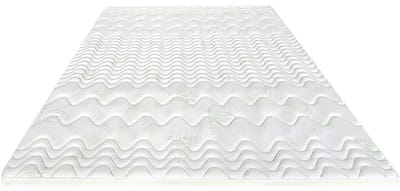 Vente-unique Dekmatras met vormgeheugenschuim ALOE VERA van NATUREA - 180 x 200 cm