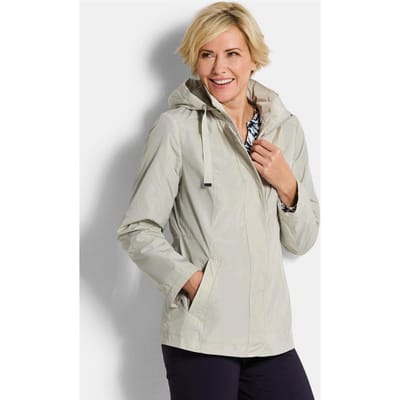 Jas met afneembare capuchon - steengrijs - Gr. 21 van Goldner Fashion