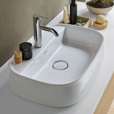 Duravit Zencha countertop sink 55 x 39 cm, with tap hole bench 2374550071