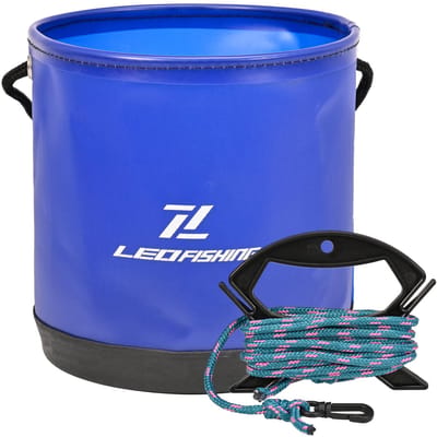 Ronde Opvouwbare Visemmer met Lanyard Visuitrusting voor Vissen
