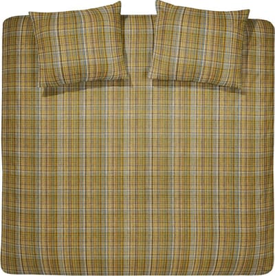 Damai Dekbedovertrekset bio katoen 200x200/220 cm signore ochre