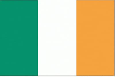 Ierland vlag 20x30