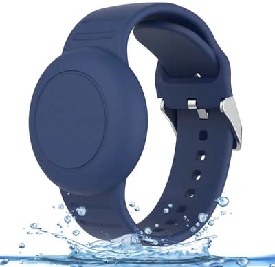 BlueTime - Horlogebandje Houder voor Tag - Exclusief Tag - Verstelbaar en Waterdicht - Veilig - Kind
