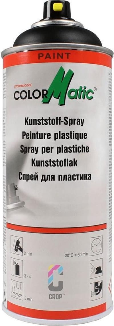 Colormatic Bumperspray ZWART spuitbus 400ml
