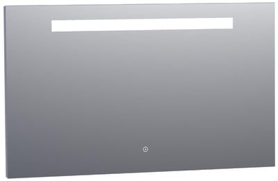 Brauer Garnet Spiegel - Rechthoekig - 120 cm - met Directe LED-Verlichting - Dimbaar - met Touchbediening