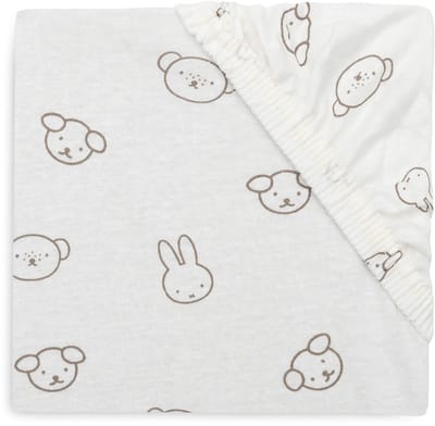 Jollein Hoeslaken Wieg - 40/50x80/90cm - Jersey - Miffy and Friends