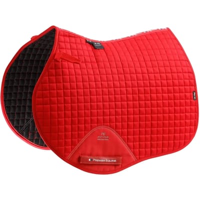 Zadeldek voor paarden in effen katoen Premier Equine Close Contact GP