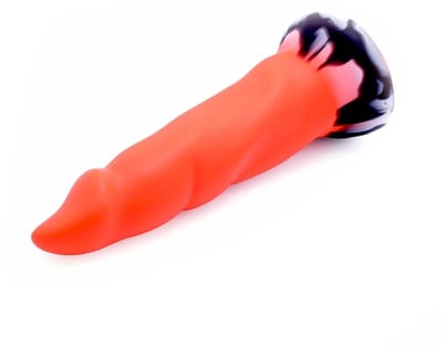 Kiotos Monstar - Dildo Beast No. 47 - Oranje/Zwart/Wit