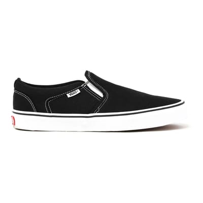 VANS MN Asher (Canvas) Black/White -Maat 43