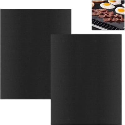 Herbruikbare Siliconen Bakmatten, Set van 2, 40 x 50 cm, Geschikt voor Oven, Magnetron en Grillen, Ideaal voor Groenten en Bakken