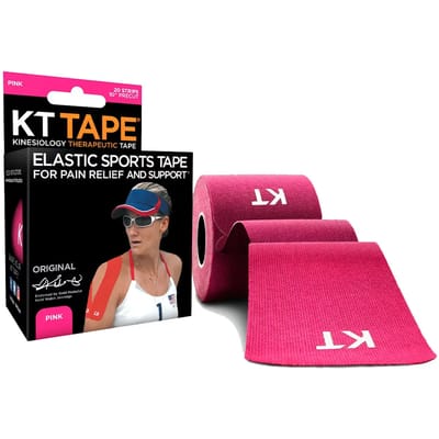 KT Tape Original Tape Voorgesneden (5 X 25Cm) - 20 Pcs - 5 Meter - Roze | Maat: ONE SIZE