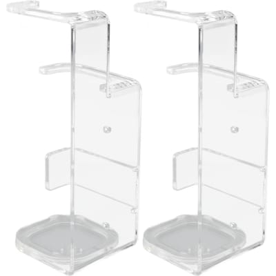 2 Stuks Zwaard Muurbevestiging Acryl Zwaard Display Standaard voor Huis Winkelcentrum Café Bar Decoratie Transparant transparant