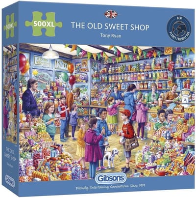 Gibsons - The Old Sweet Shop (door Tony Ryan) - 500 XL stukjes 68×49cm (b×h) - Legpuzzels voor volwassenen