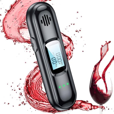 Draagbare Oplaadbare Alcoholtester met Digitale LCD Scherm - Geen Blazertube Vereist voor Persoonlijk en Professioneel Gebruik