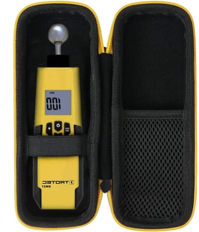 Harde Draagtas voor Vochtmeter, Geschikt voor Trotec BM31, Bescherming, Modern Design, Zwart