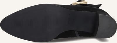 Notre-V 8552 Enkellaarsjes - Enkelboots met rits - Dames - Zwart - Maat 41