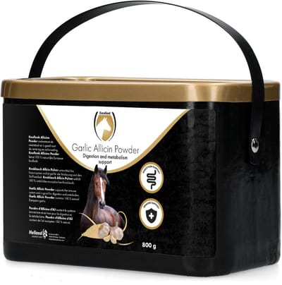 Excellent Garlic Allicin - Knoflook poeder - Verhoogt weerstand en activeert afweersysteem - Geschikt voor paarden - 800 gram