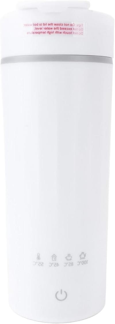 Elektrische Waterkoker - Mini Ketel - Reizen en Kantoor - Snel Verwarming - 475 Ml - Wit