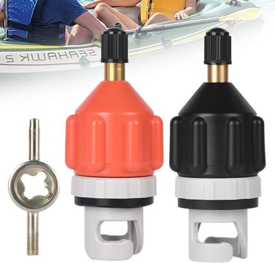 Adapter voor SUP Ventiel, 2 Stuks Pomp Adapters, Ventiel Adapter voor SUP Board, Opblaasbare Botten, Kajak en Luchtbedden